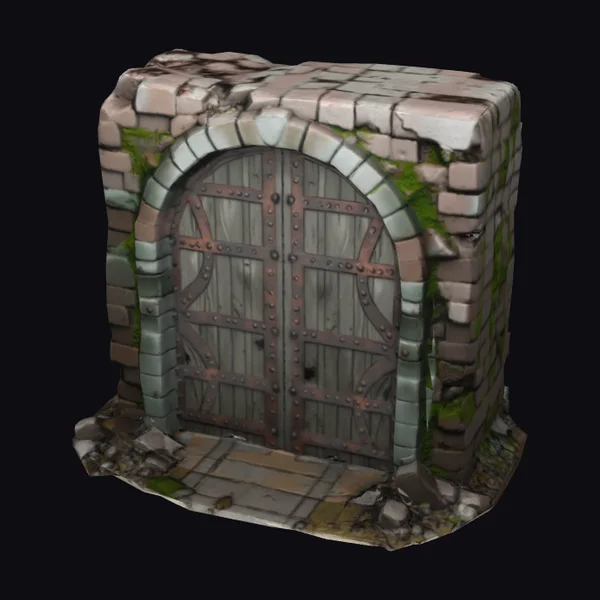 Rustic Fortress Gate