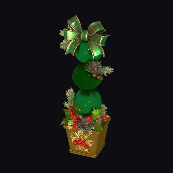 Festive Topiary Decoration