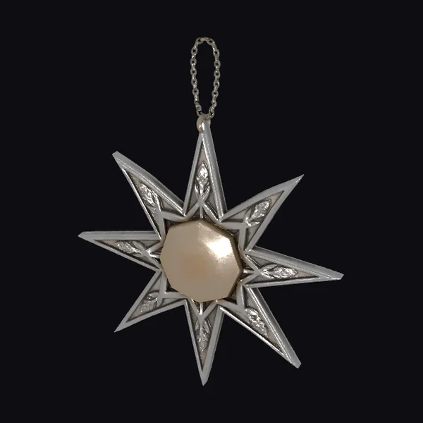 Elegant Star Ornament