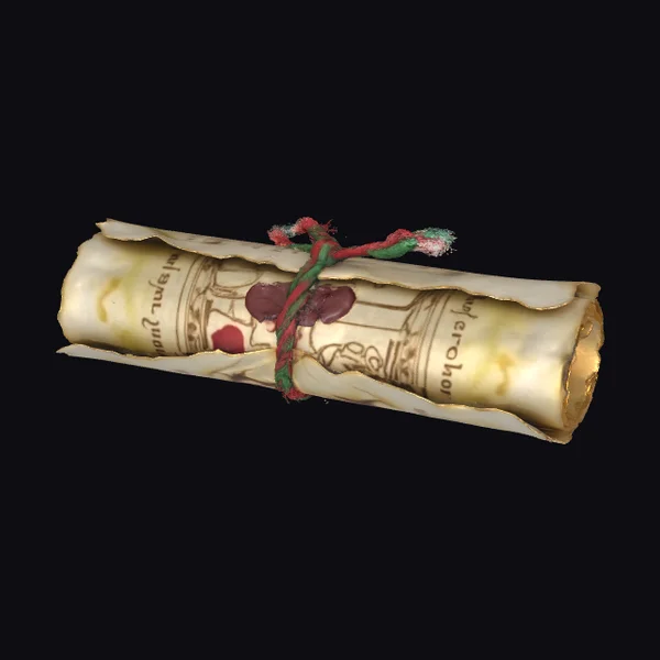 Ancient Parchment Scroll