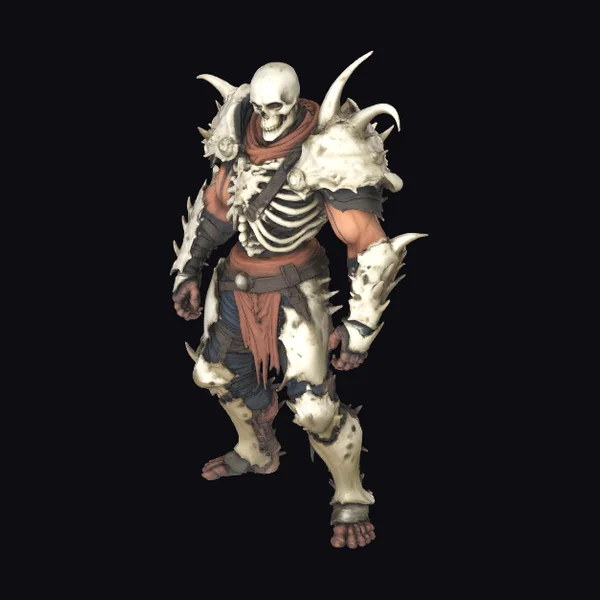 Skeleton Warrior with Armor