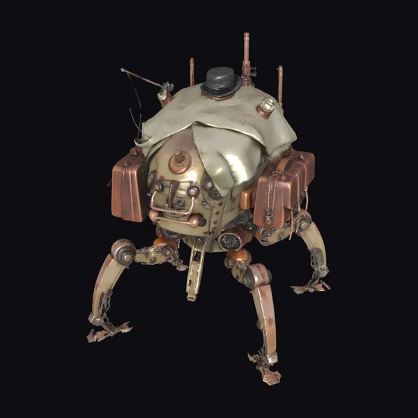 Steampunk Spider Robot