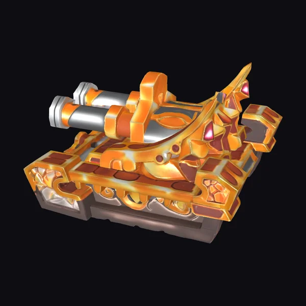 Golden Ice Cannon Tank