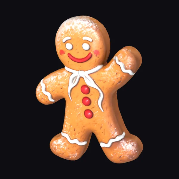 Gingerbread Man Character