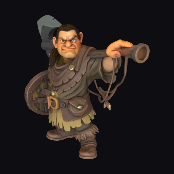 Medieval Archer Figurine