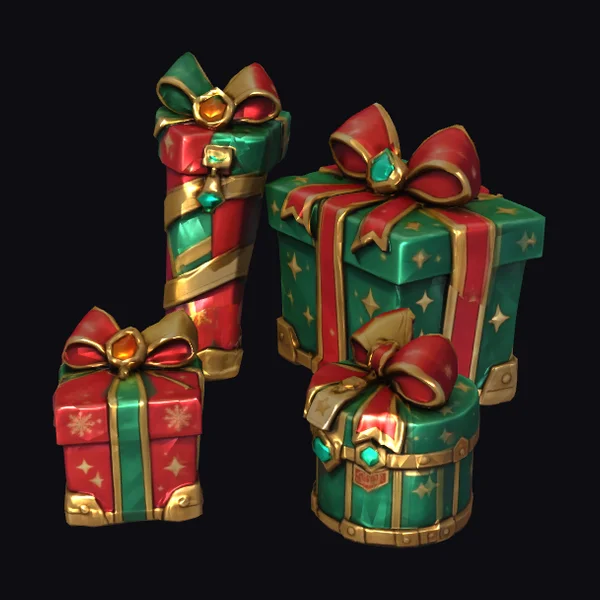 Wrapped Christmas Presents