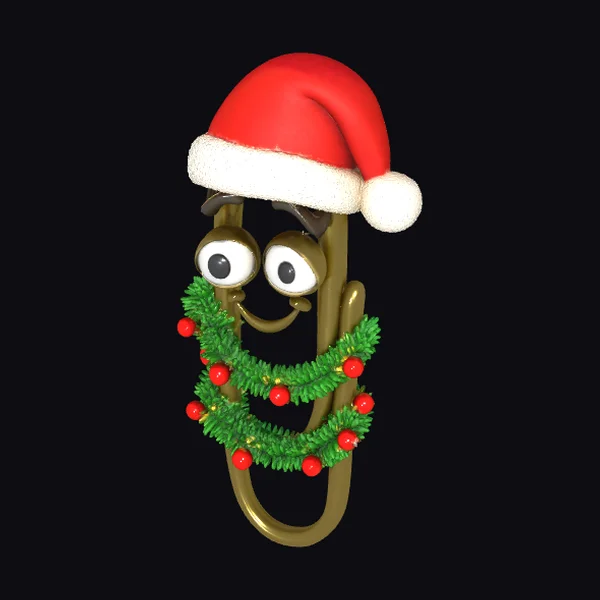 Festive Paperclip Cheer