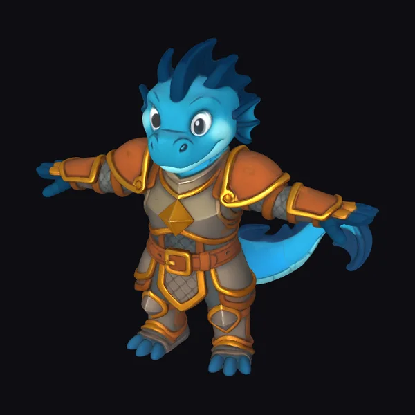Blue Dragon Knight Armor