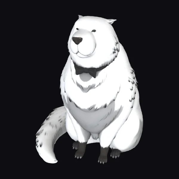 Elegant White Bear
