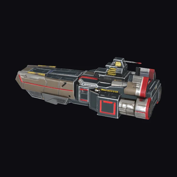 Futuristic Sci-Fi Spaceship