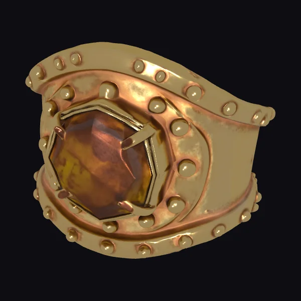 Golden Tiger Eye Ring