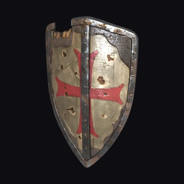 Vintage Crusader Shield