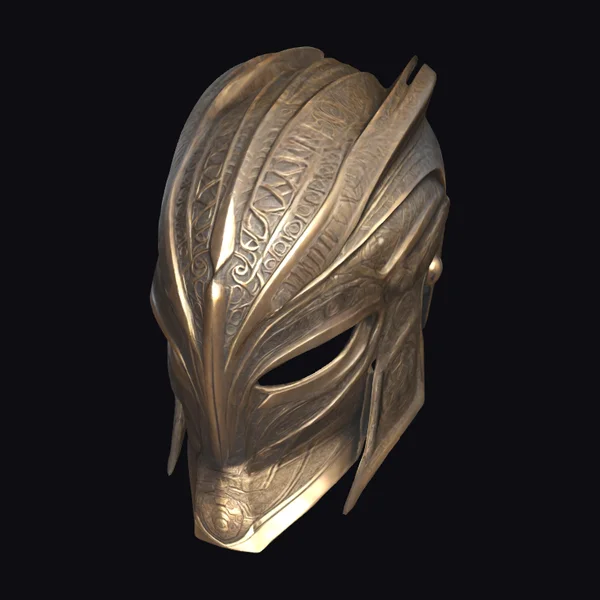 Bronze Angular Helmet