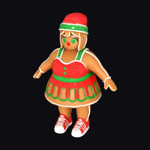 Gingerbread Woman Figurine