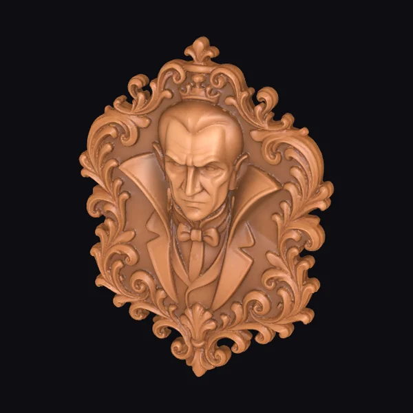 Vampire Portrait Plaque