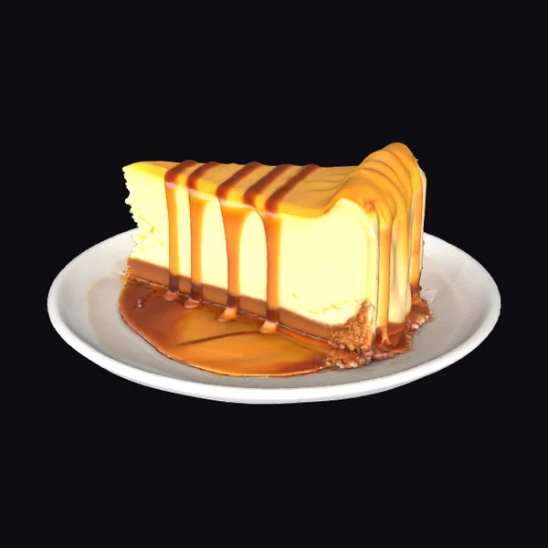 Caramel Cheesecake Dessert Slice