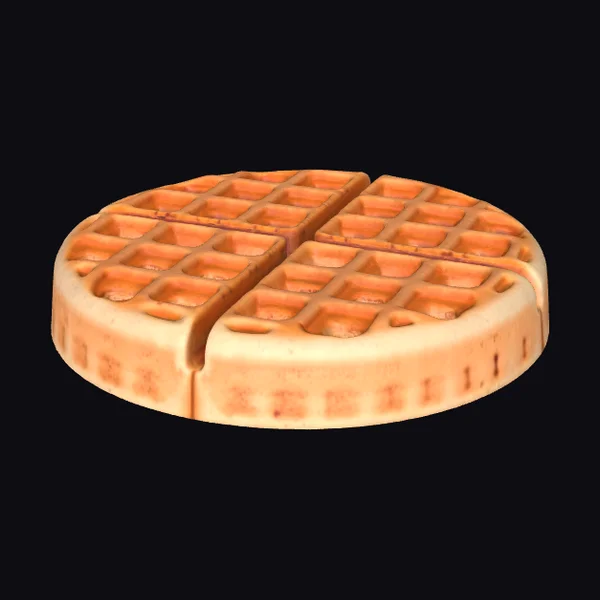 Golden Waffle Slices