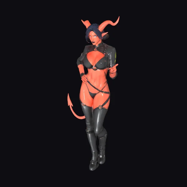 Demonic Female Figure