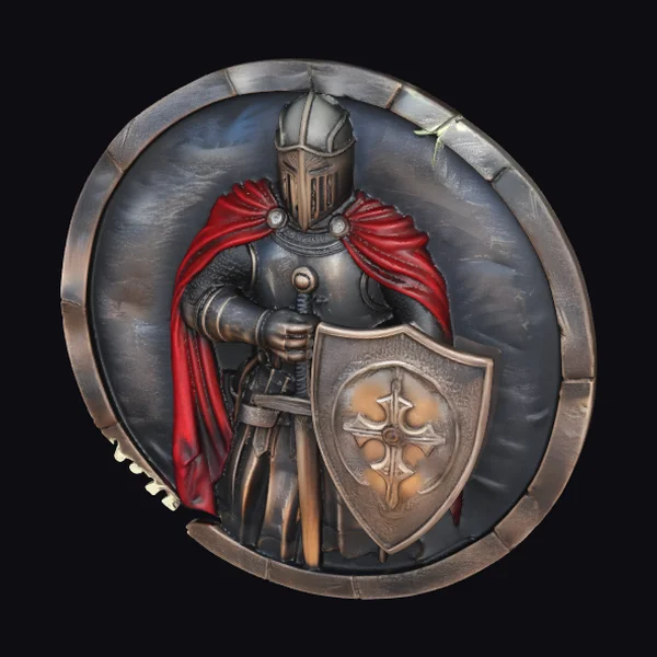 Medieval Knight Plaque