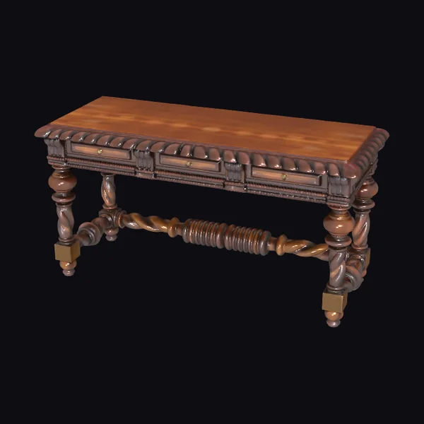 Ornate Wooden Table