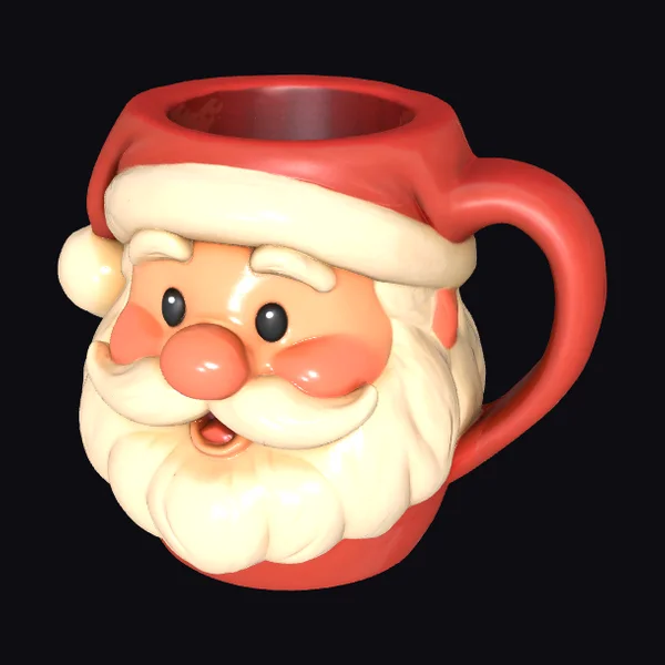 Santa Face Mug