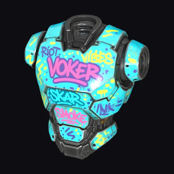 Graffiti Chest Armor