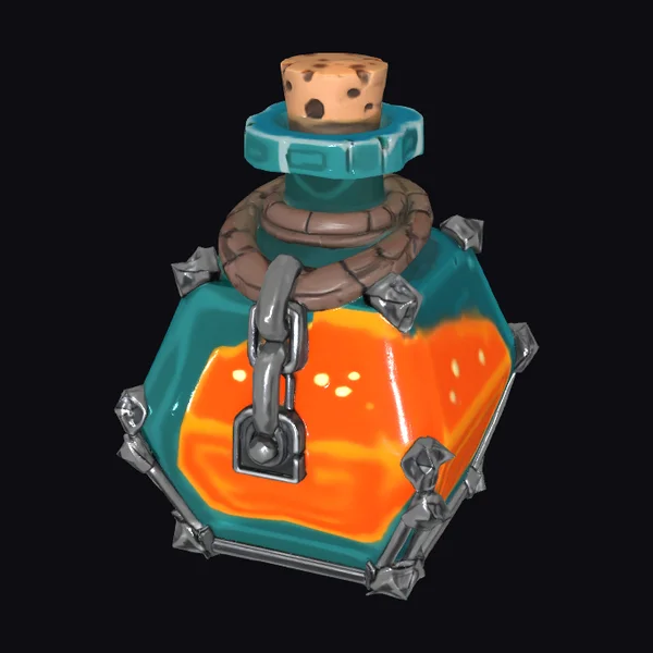 Potion Bottle with Chain