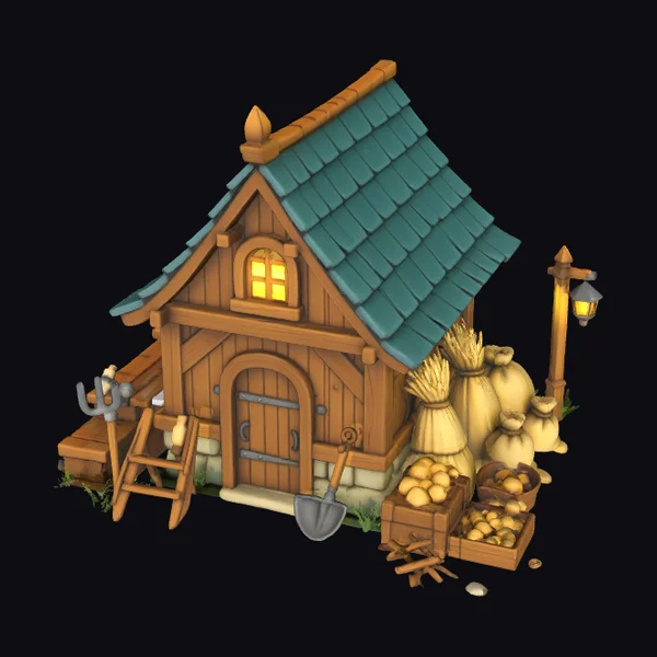 Cozy Wooden Farmhouse