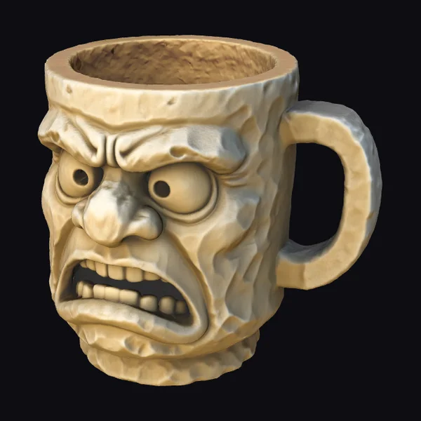 Grumpy Face Mug