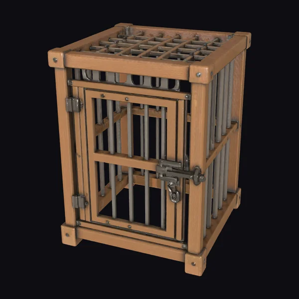 Wooden Animal Cage
