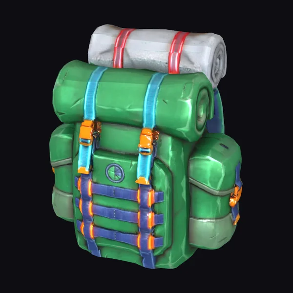 Green Tunnel Runner Backpack