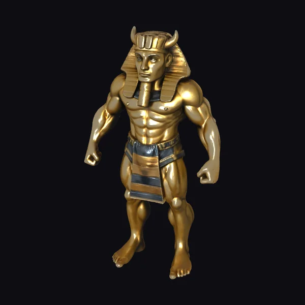 Golden Pharaoh Warrior