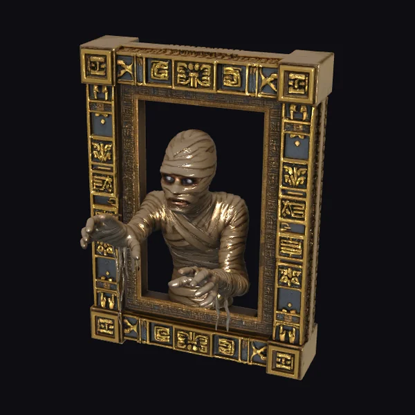 Mummy in Ornate Frame