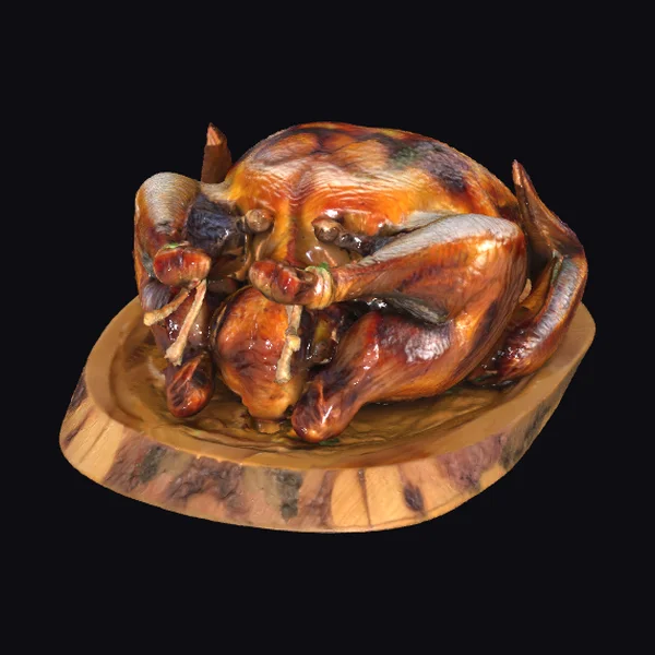 Roasted Turkey on Platter