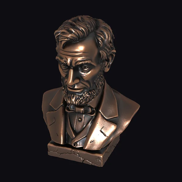 Bronze Statesman Bust