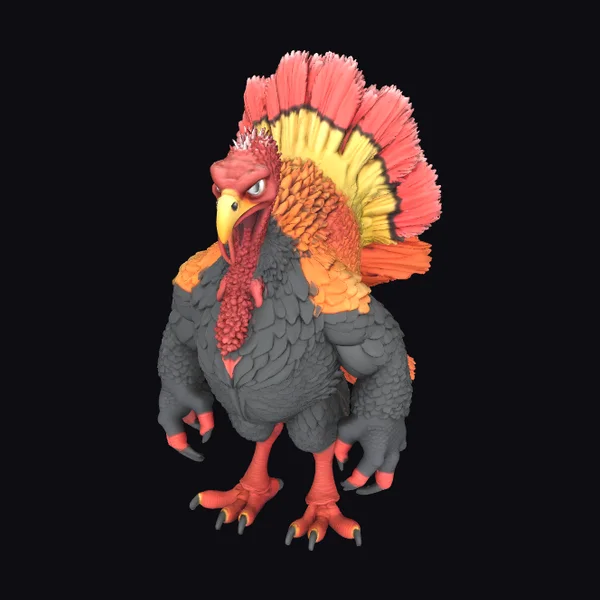Muscular Turkey Monster