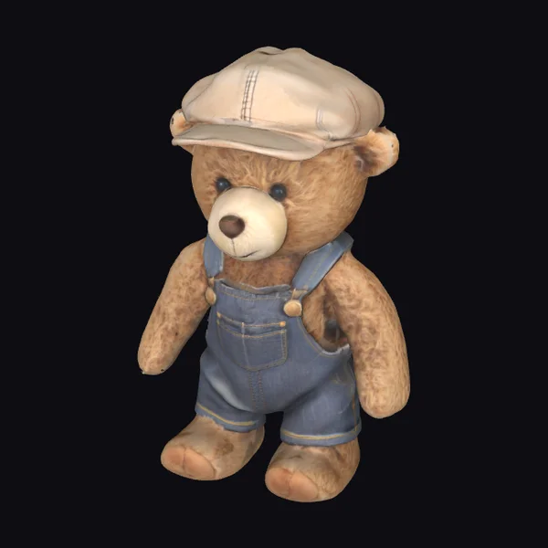 Teddy in Overalls
