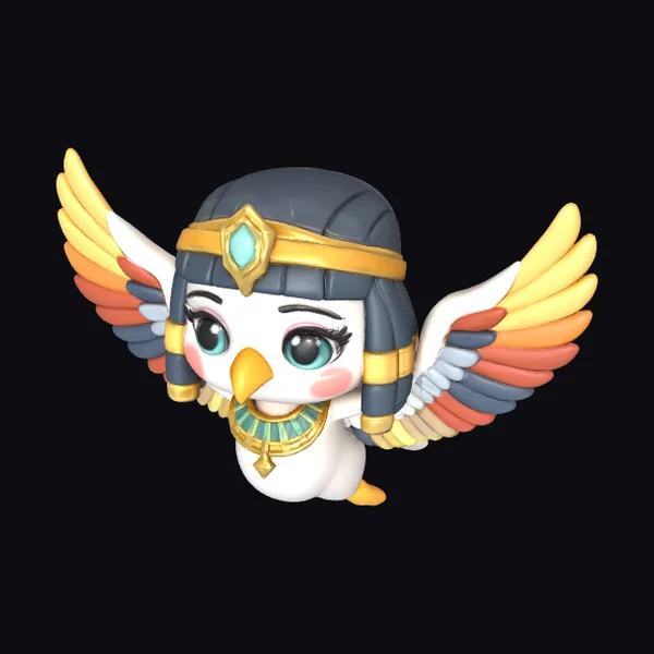 Egyptian Vulture Goddess Figurine