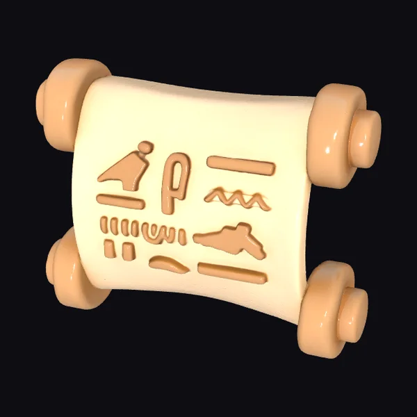 Ancient Papyrus Scroll