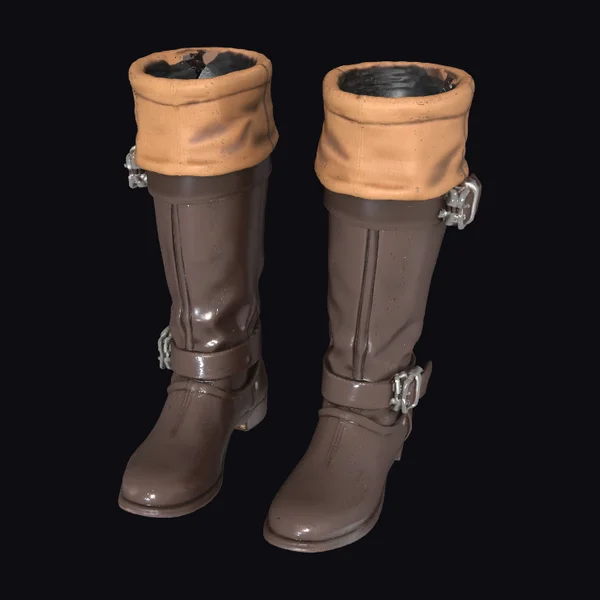 Pirate Captain Brown Boots