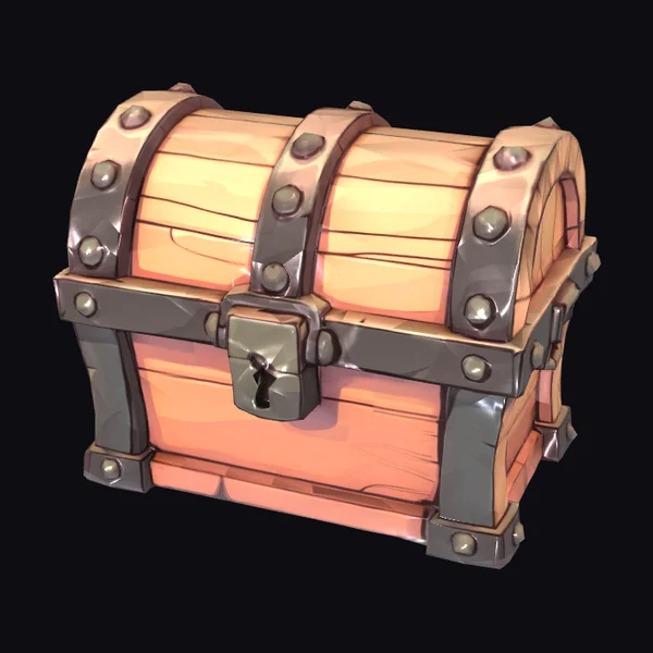 Wooden Treasure Chest