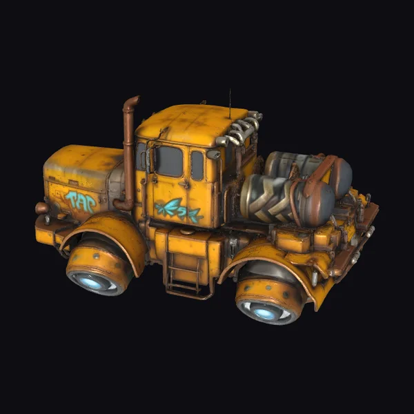 Rusty Yellow Truck