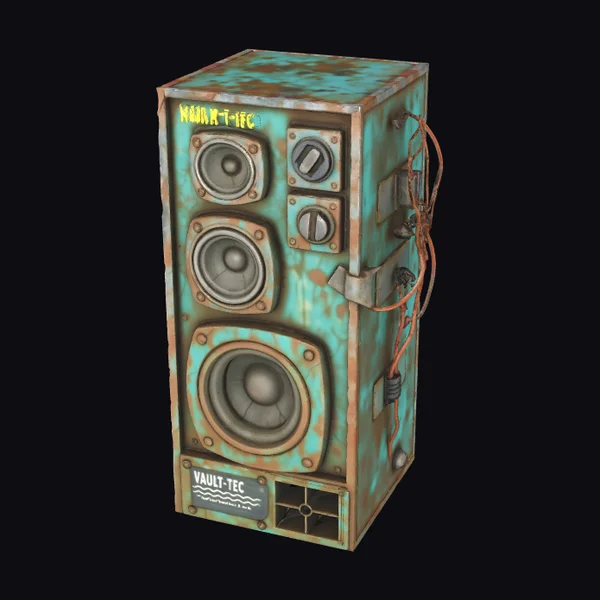 Rusty Speaker Box