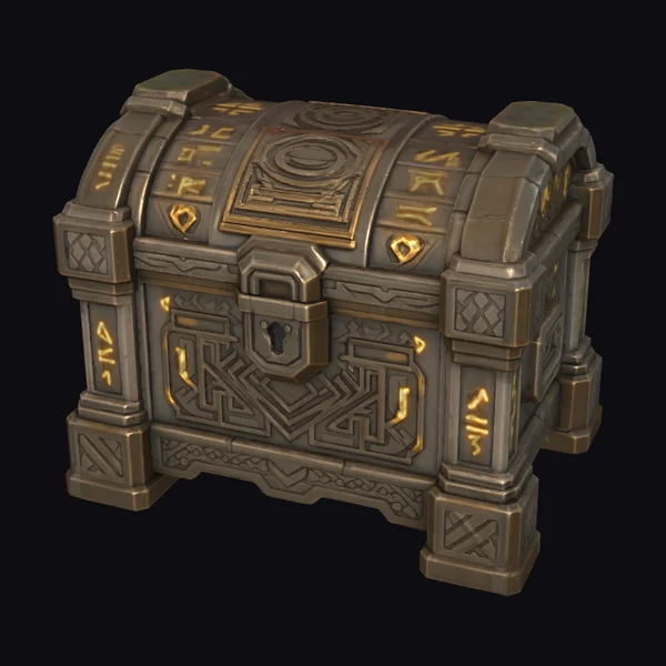 Ancient Rune Treasure Box