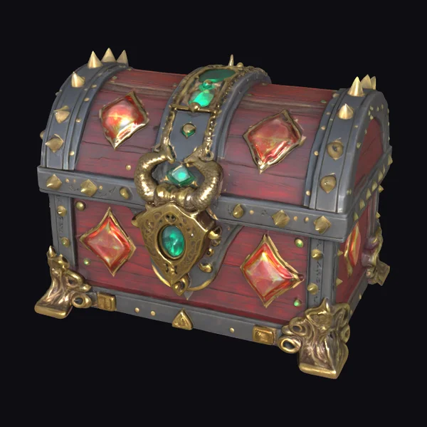 Ornate Fantasy Loot Chest