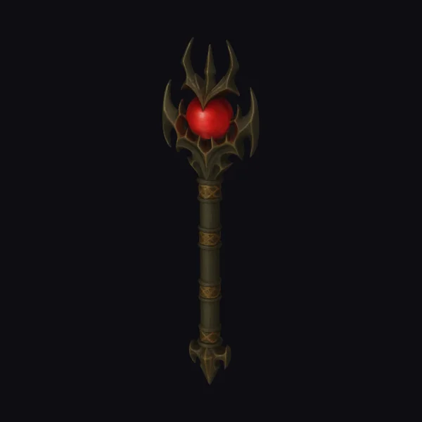 Dark Infernal Staff