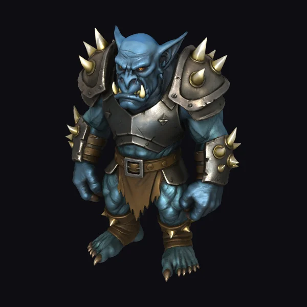 Blue Orc Warrior Armor
