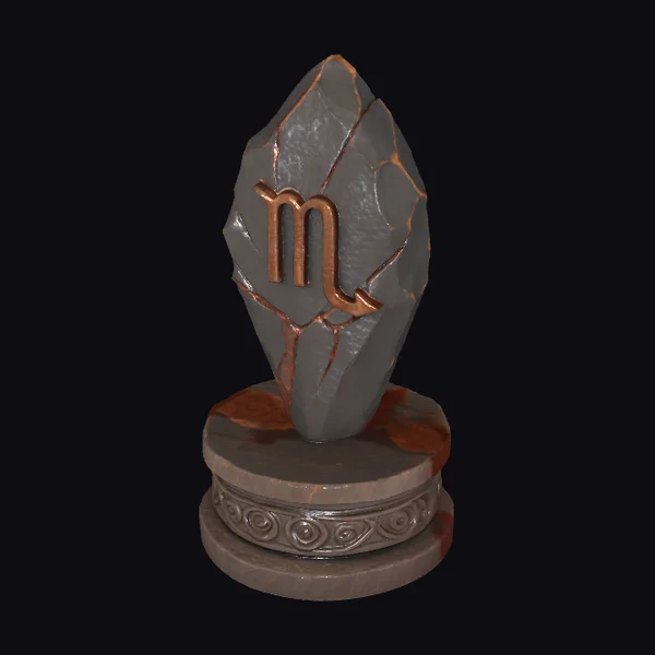 Scorpio Stone Monument