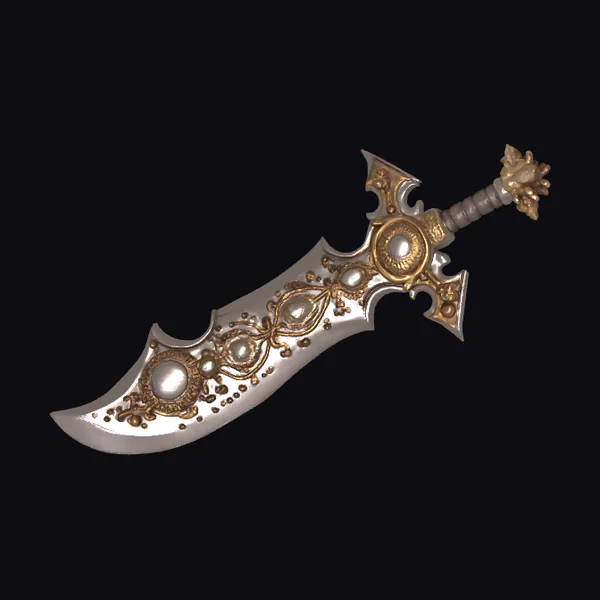 Ornate Anime Style Mace