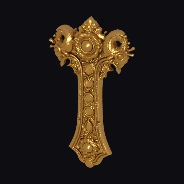 Golden Ornate Cross